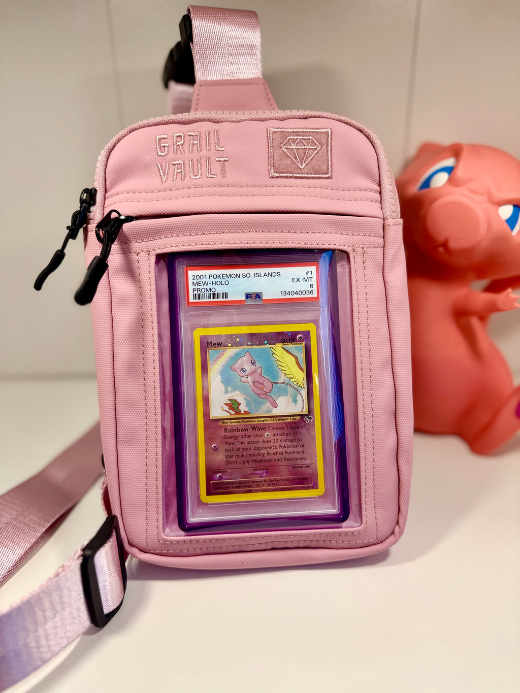 Grail Vault™  Graded Card Display Sling Bag (*Pre Order*, Late August Ship Date)