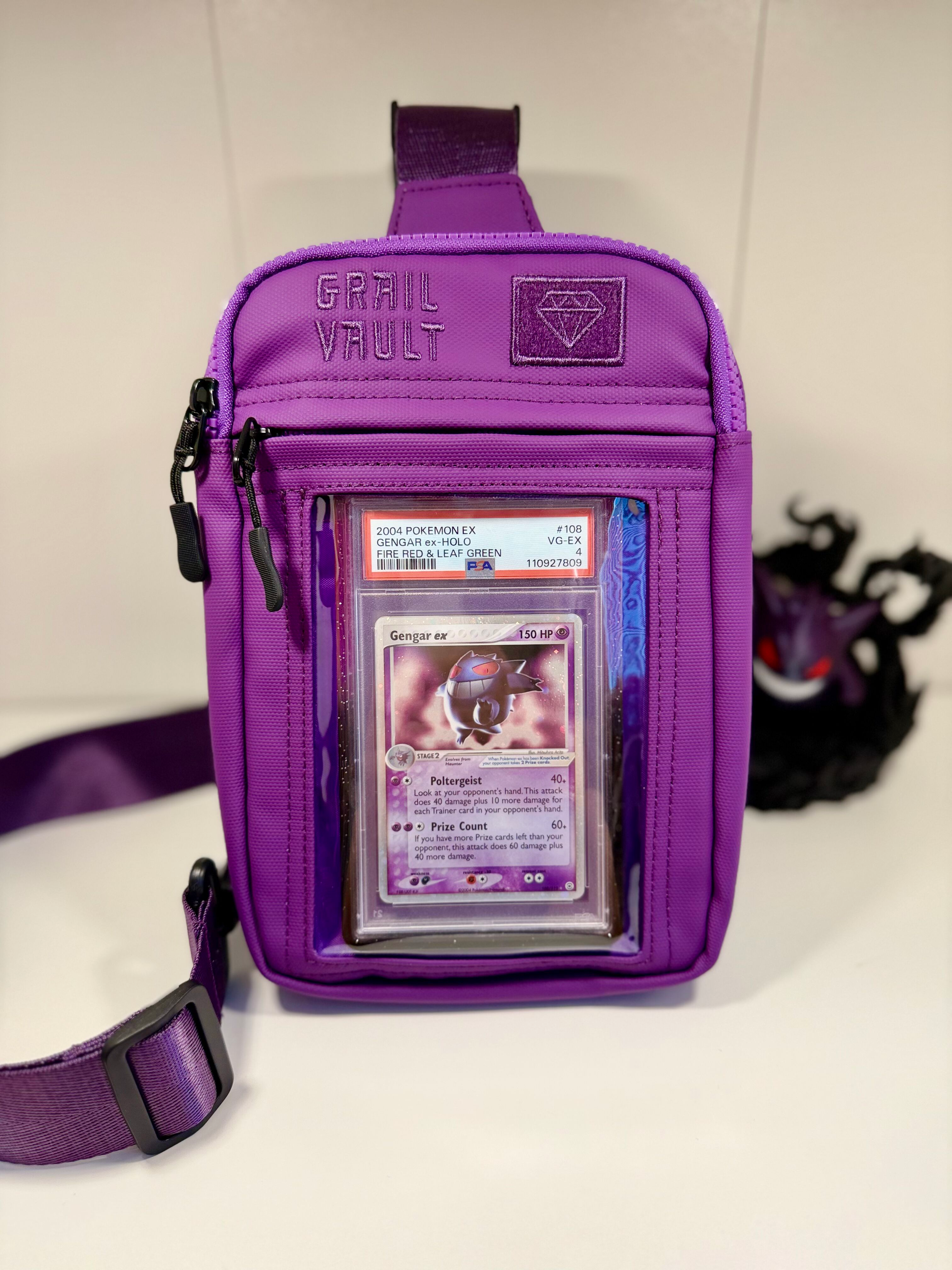 Grail Vault™  Graded Card Display Sling Bag (*Pre Order*, Late August Ship Date)