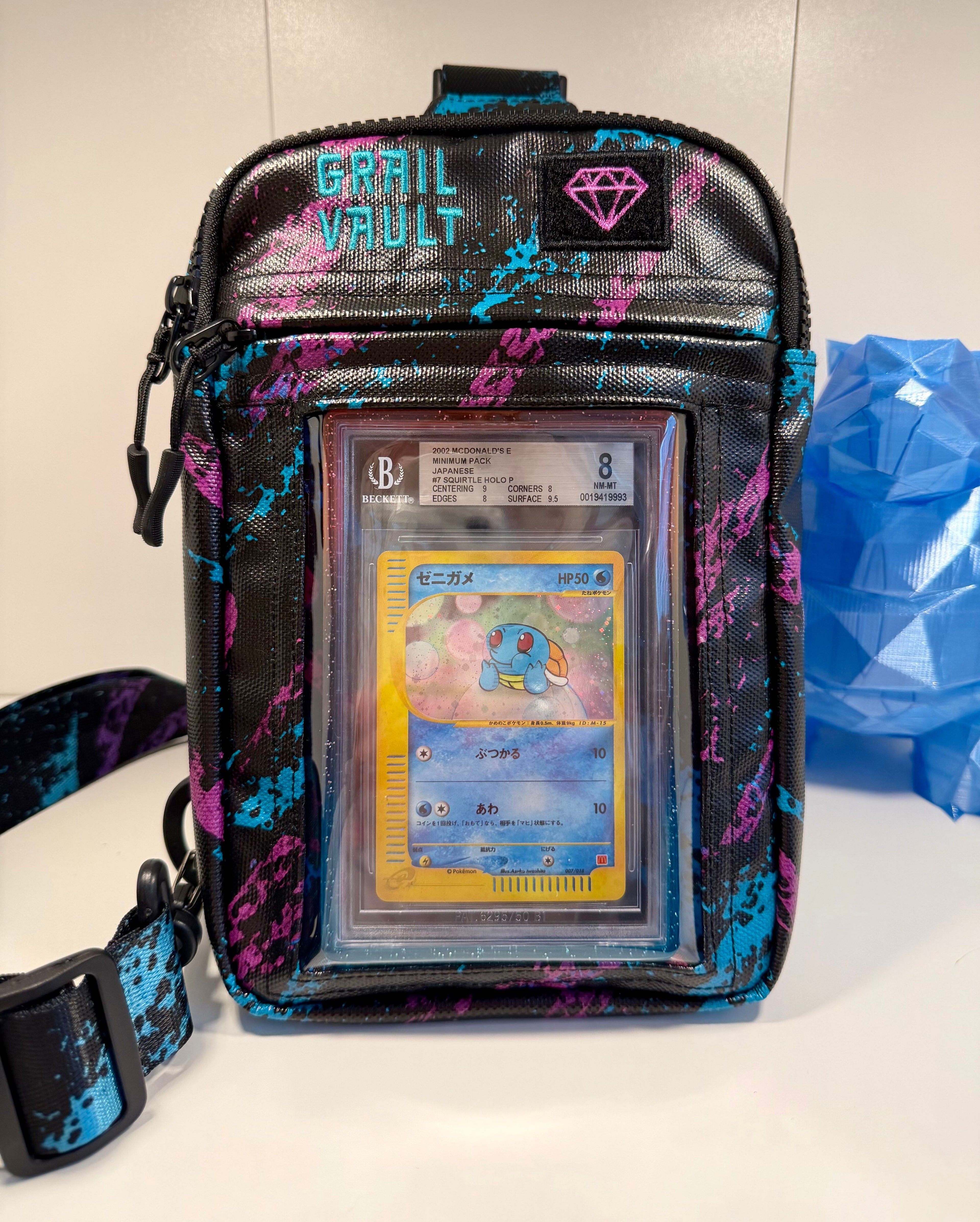 Grail Vault™  Graded Card Display Sling Bag (*Pre Order*, Late August Ship Date)
