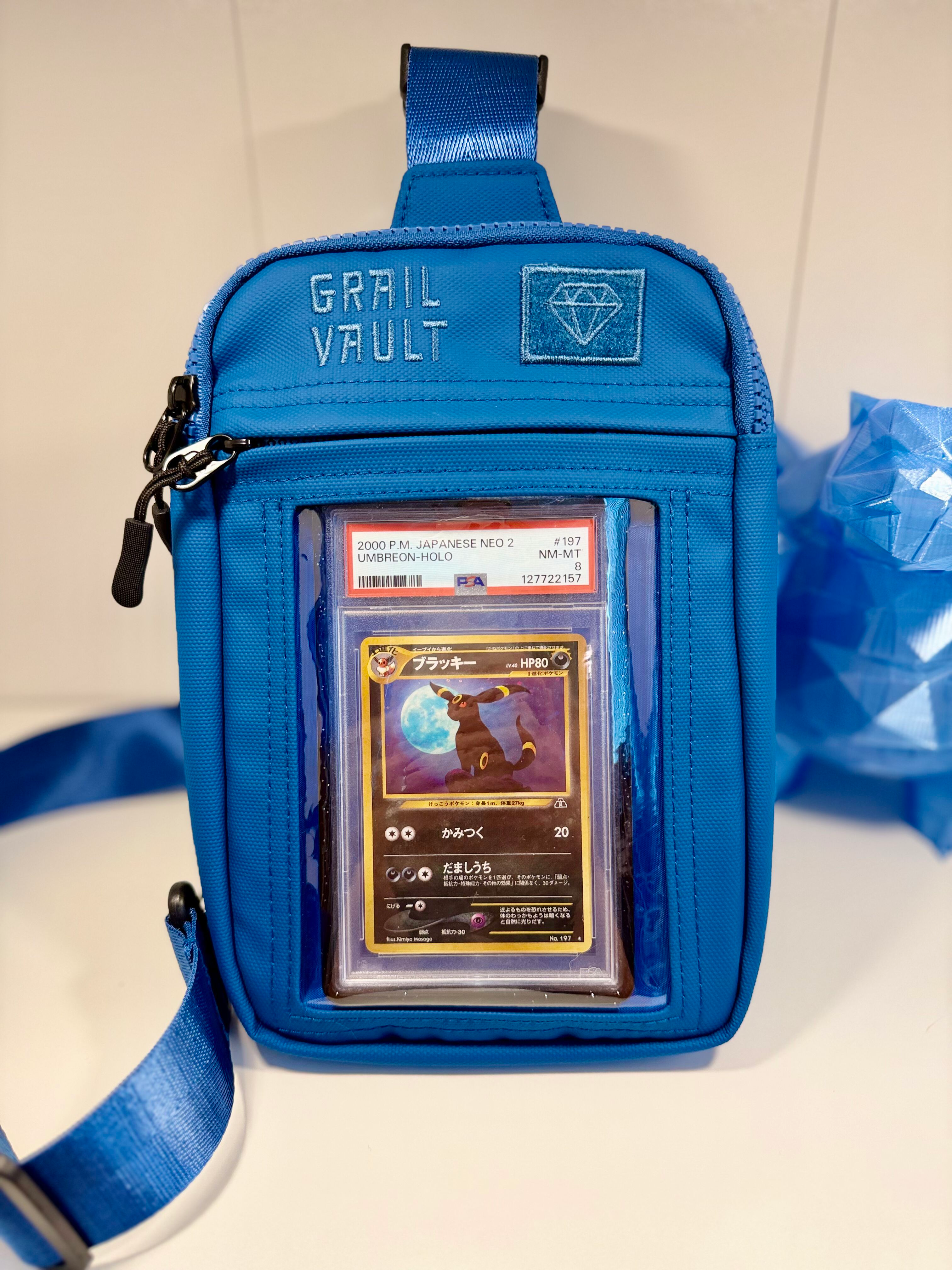 Grail Vault™  Graded Card Display Sling Bag (*Pre Order*, Late August Ship Date)