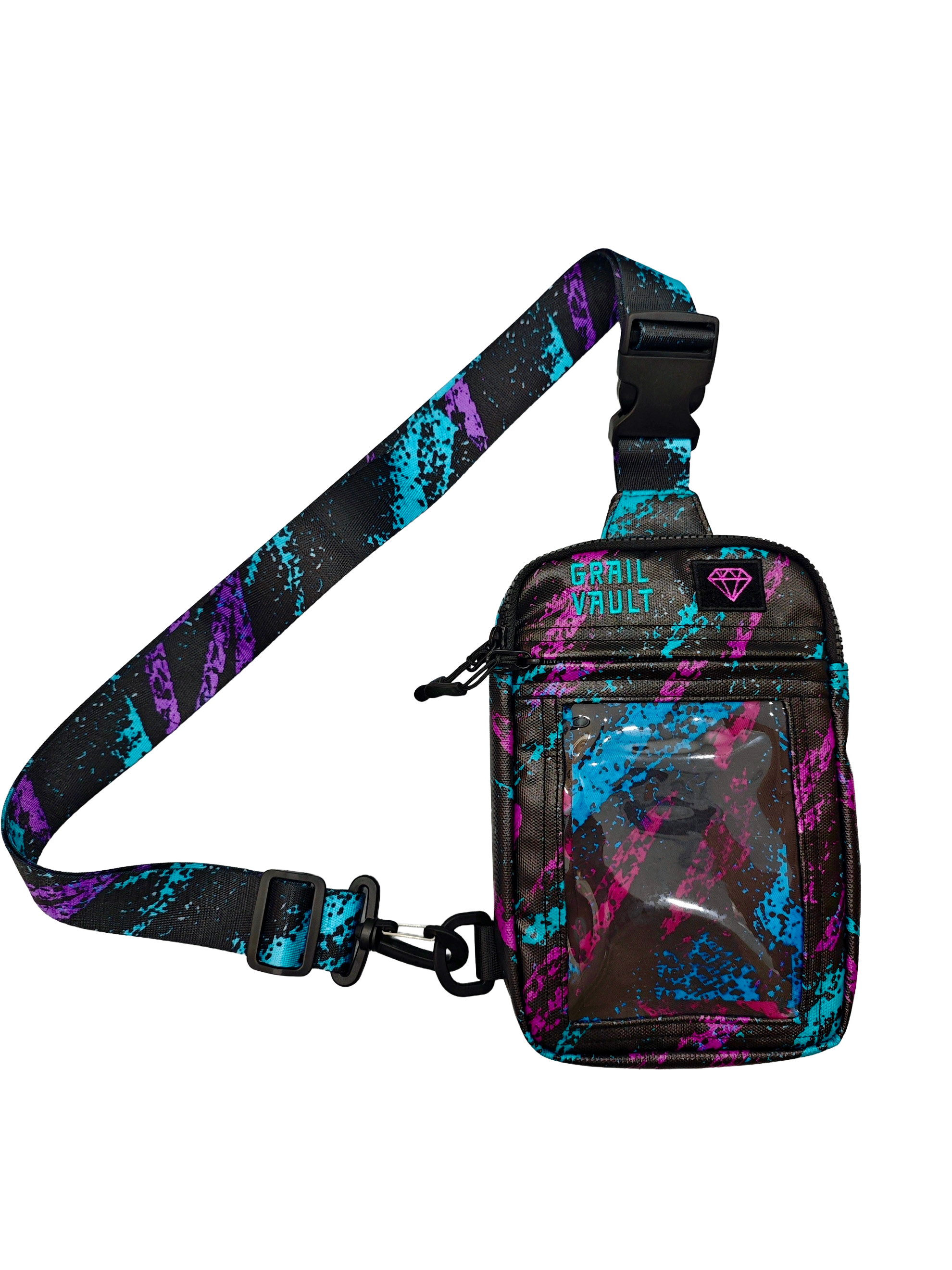 Grail Vault™  Graded Card Display Sling Bag (*Pre Order*, Late August Ship Date)
